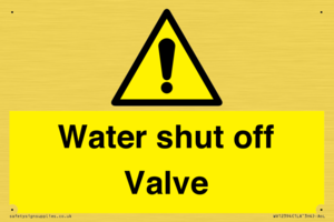 Water shut off Valve